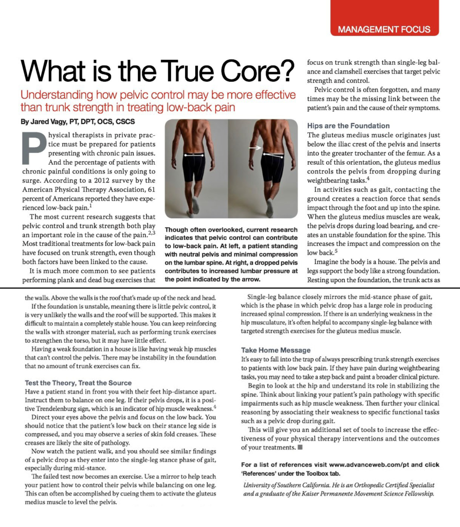 True Core Back What is the True Core? - The Athlete Movement System